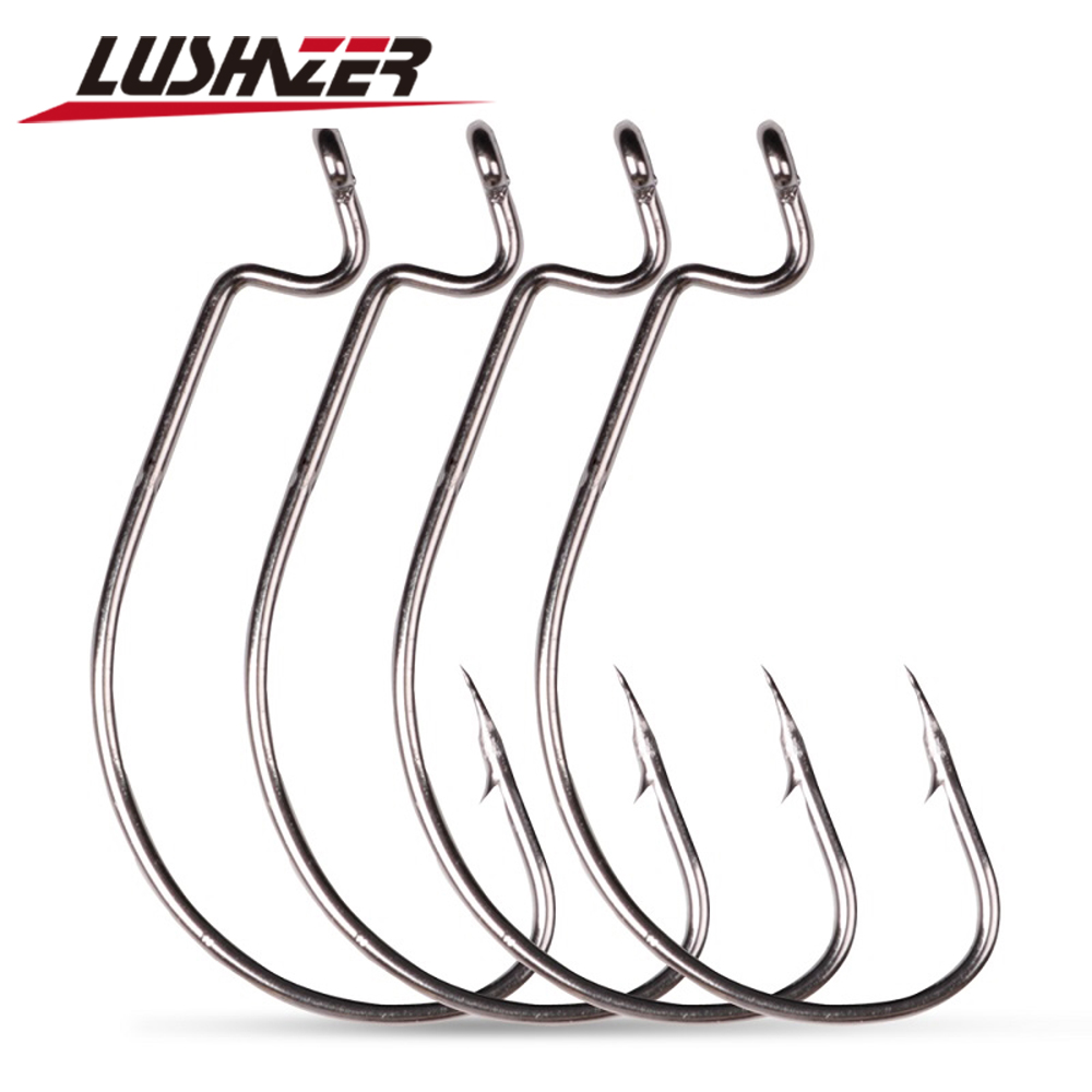 Fishing Hook Offset - LUSHAZER-anzuelos de pesca de acero al