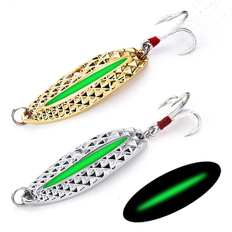 Fishing Hook Treble - Señuelos de pesca con cuchara giratoria