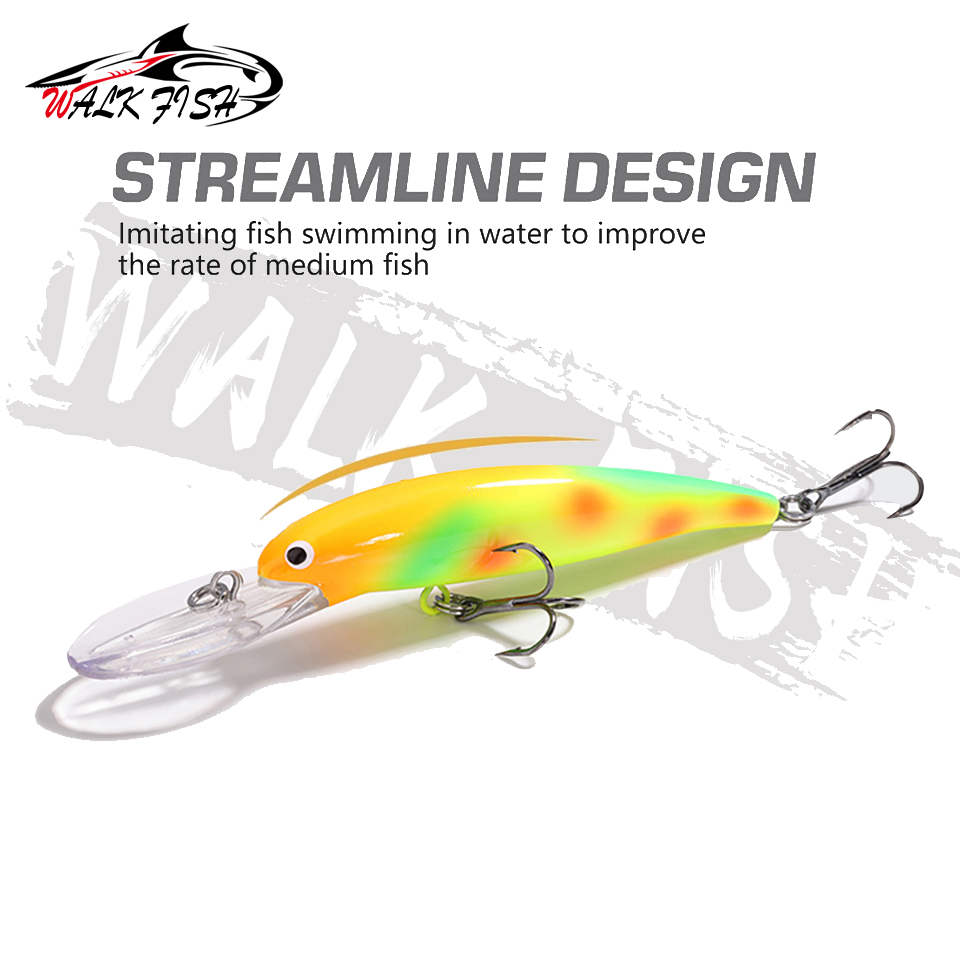 WALK FISH-Señuelos de pesca fl - Fishing Hook Size reseña y precio
