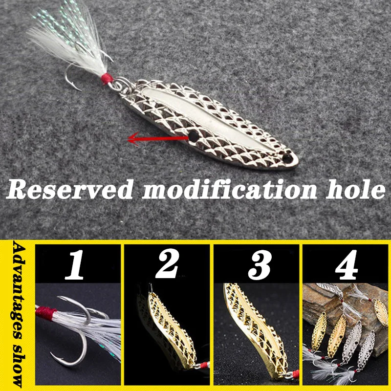 Señuelos de pesca con cuchara  - Fishing Hook Treble reseña y precio