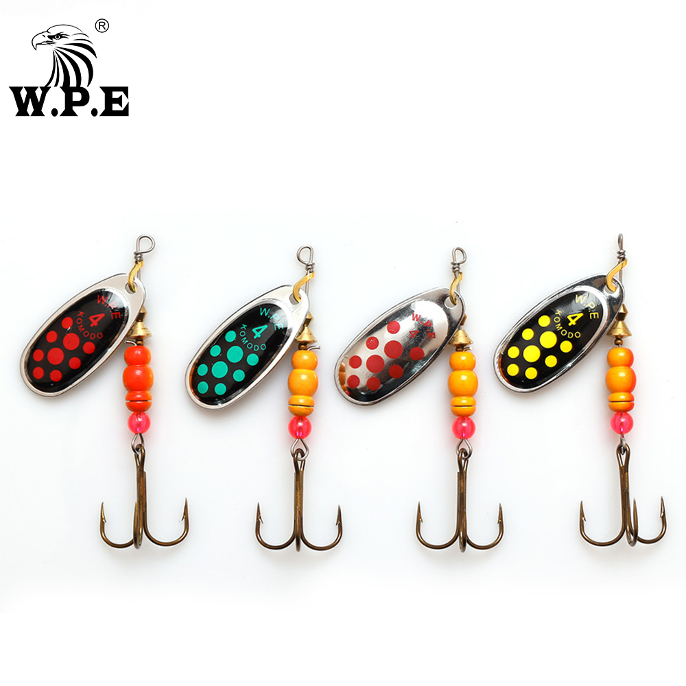 W.P.E Nuevo señuelo giratorio  - Fishing Hook Treble reseña y precio