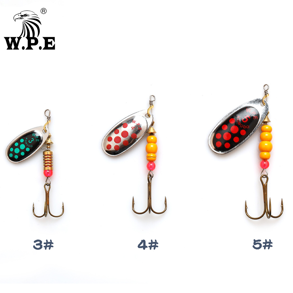W.P.E Nuevo señuelo giratorio  - Fishing Hook Treble reseña y precio