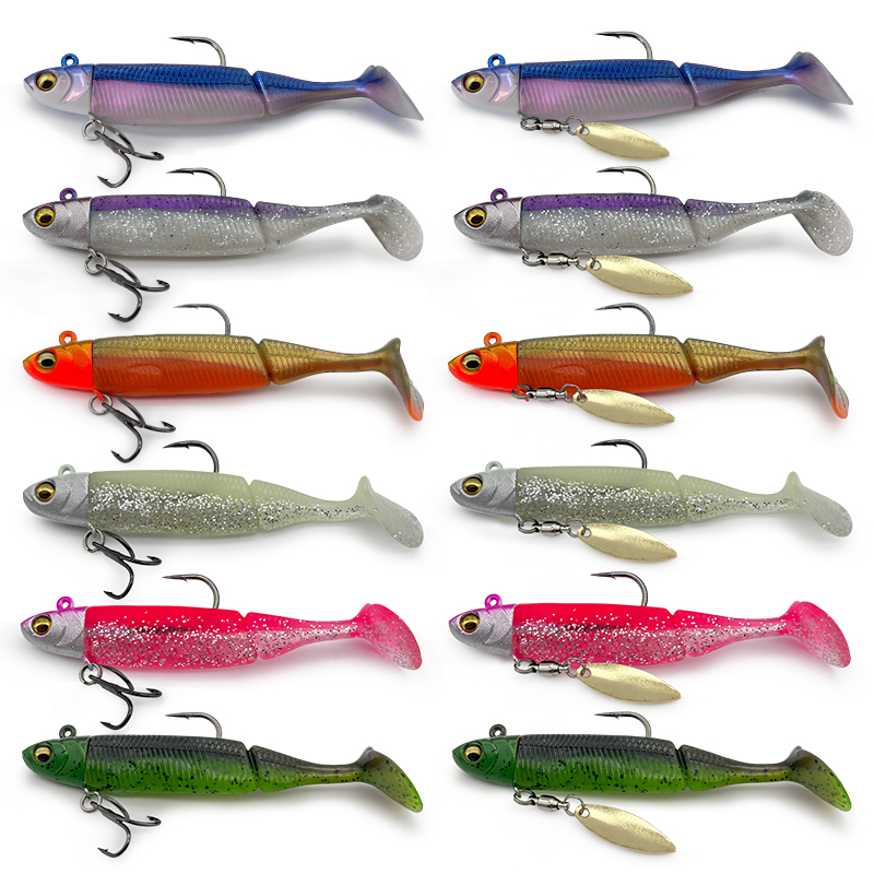 6 señuelos de pesca con recubr - Fishing Hook Treble reseña y precio