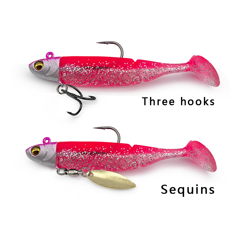 6 señuelos de pesca con recubr - Fishing Hook Treble reseña y precio